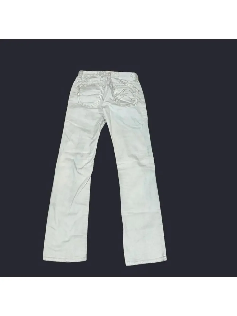 Buckaroo white denim jeans with light blue dye shade - Picture 1 of 8